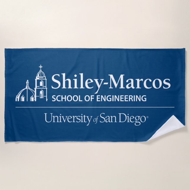 Shiley-Macros School of Engineering Beach Towel (Front)
