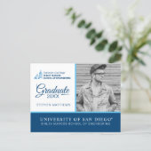 Shiley-Marcos School of Engineering | Graduation Announcement Postcard (Standing Front)