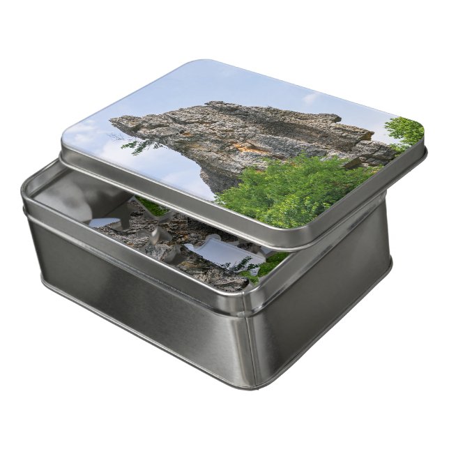 Shilin pinnacles Stone forest - Yunnan,China,Asia Jigsaw Puzzle (Lid Open)