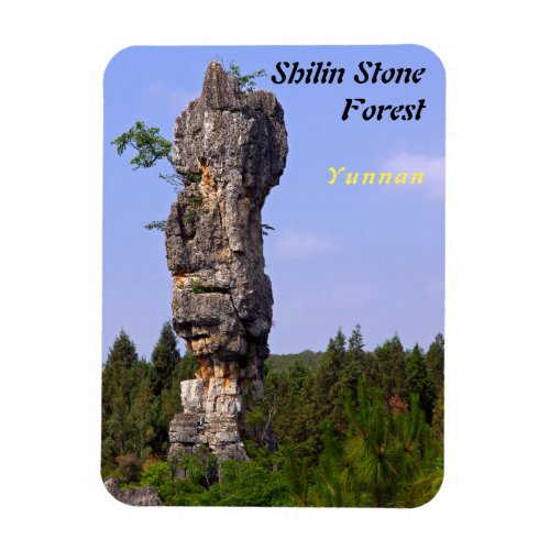 Shilin pinnacles Stone forest _ YunnanChinaAsia Magnet