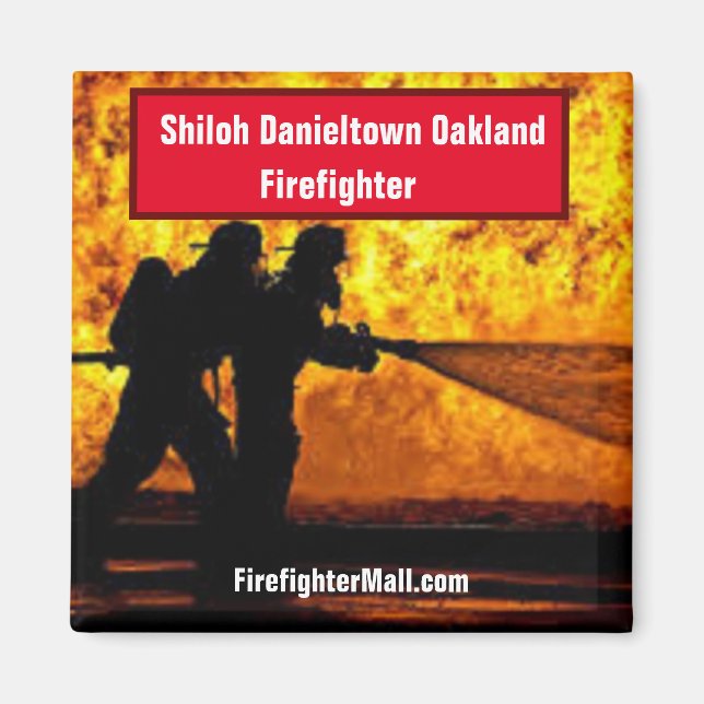 Shiloh Danieltown Oakland Firefighter Magnet (Front)