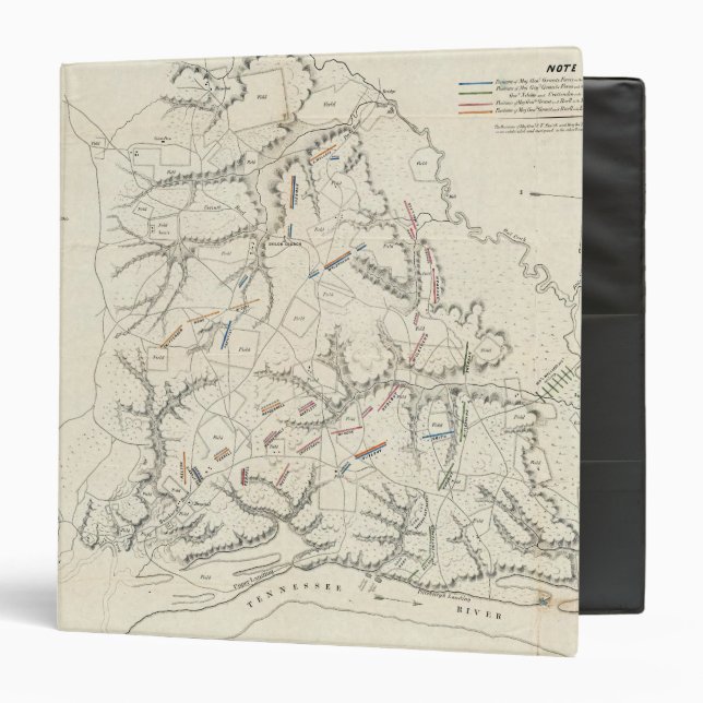 Shiloh, Tennesse 3 Ring Binder (Front/Inside)