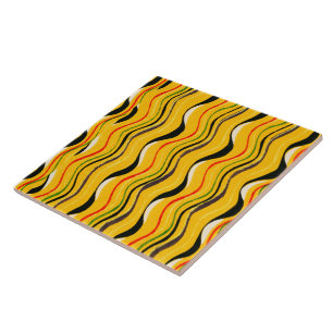 Shima-Shima, colorful pattern, Ceramic Tile