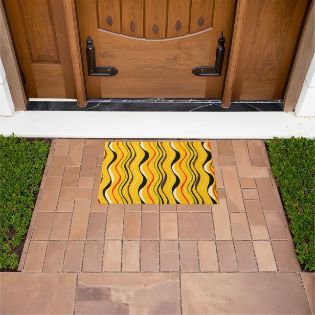Shima-Shima, colorful pattern, Doormat (Outdoor)