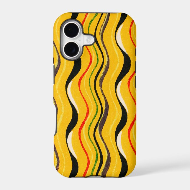 Shima-Shima, colorful pattern, Iphone Case (Back)