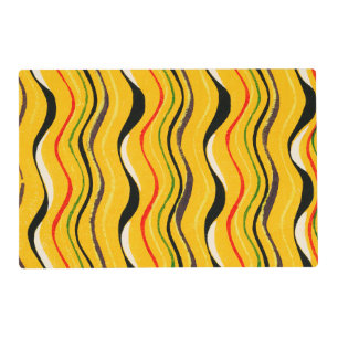 Shima-Shima, colorful pattern, Placemat