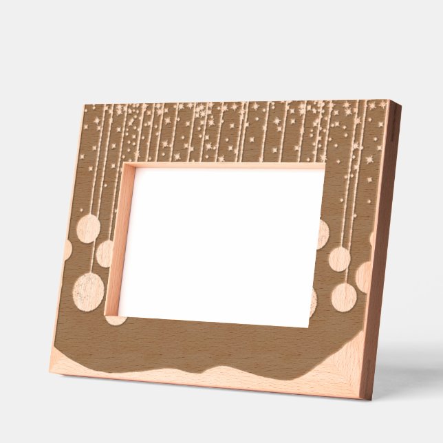 Shimmer Dangles Laser Etched Picture Frame Engraved Frames (Left)