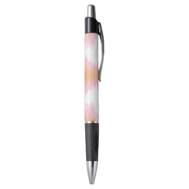 Shimmer Ikat in Pink and Orange Pen (Bottom (Vertical))