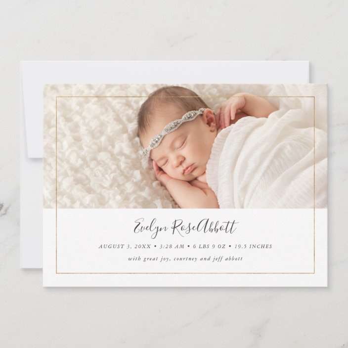 affordable birth announcements