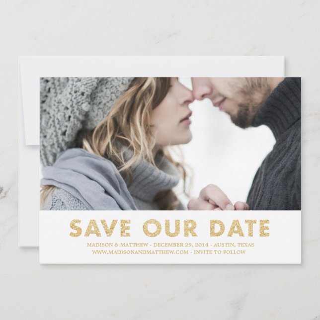 Shimmer | Save the Date Announcement (Front)