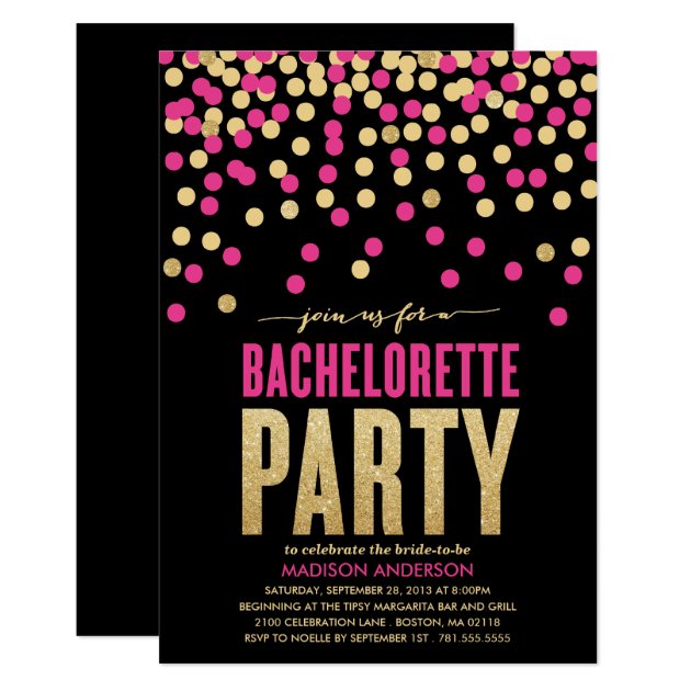 SHIMMER & SHINE | BACHELORETTE PARTY INVITATION