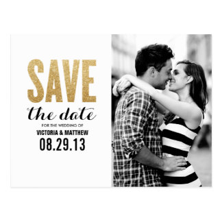SHIMMER & SHINE | SAVE THE DATE ANNOUNCEMENT POSTCARD