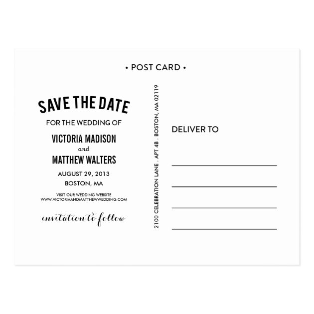SHIMMER & SHINE | SAVE THE DATE ANNOUNCEMENT POSTCARD