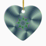 Shimmerine - Fractal Art Ceramic Ornament