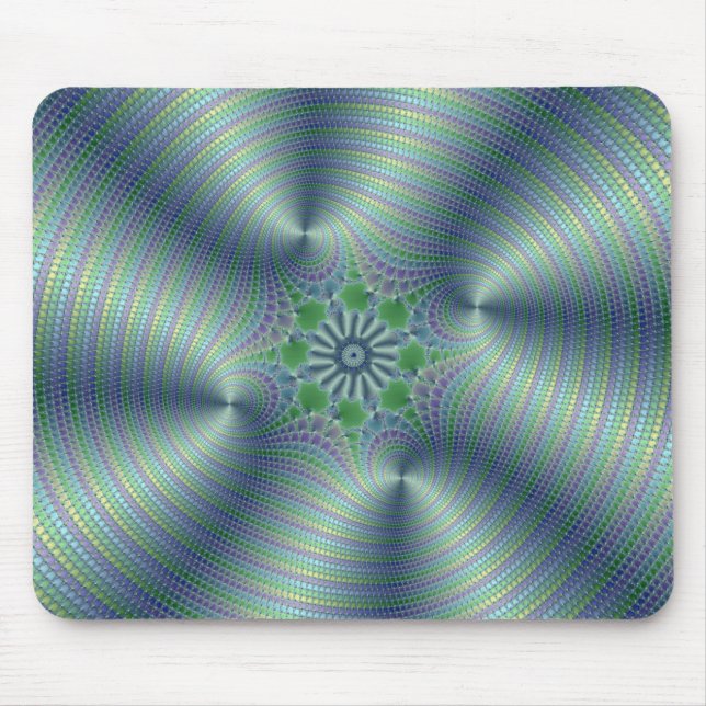 Shimmerine - Fractal Art Mouse Pad (Front)