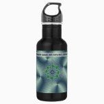 Shimmerine - Fractal Art Stainless Steel Water Bottle