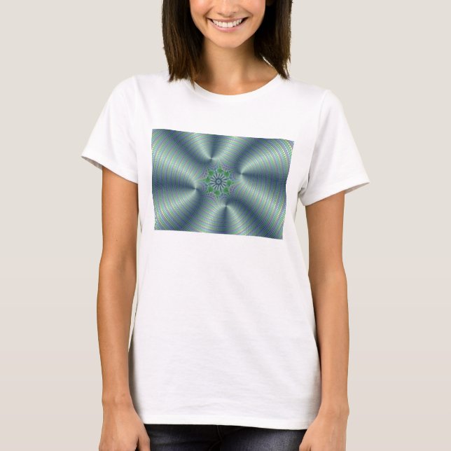 Shimmerine - Fractal Art T-Shirt (Front)