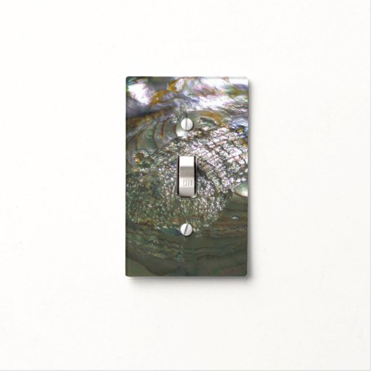 Shimmering Abalone Seashell Beautiful Nature Light Switch Cover Shimmering Abalone Seashell Beautiful Nature Light Switch Cover