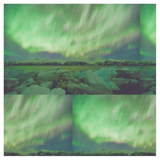Shimmering Aurora Fabric