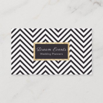 Shimmering Chevron Business Card by artNimages at Zazzle