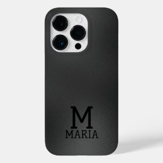Shimmering dark-gray abstract background Case-Mate iPhone 14 pro case