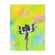 Shimmering Dragonfly Painting