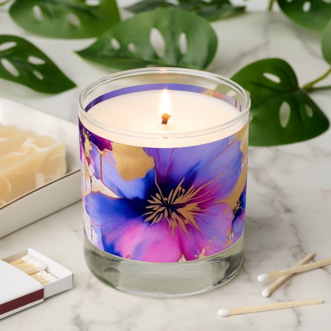 Shimmering Echo Scented Jar Candle (Lit)