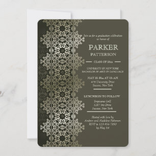 Shimmering Graduation Invitation