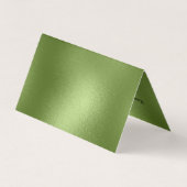 Shimmering Green Modern Background Business Card (Back)