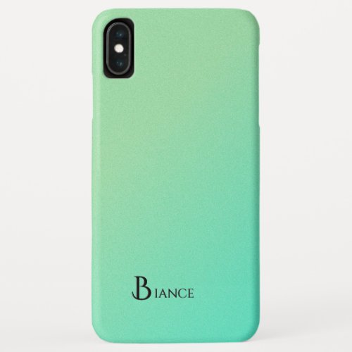 Shimmering Green Ombre iPhone XS Max Case