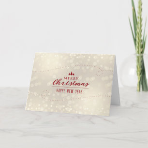 Shimmering Holiday Folded Photo Card 2