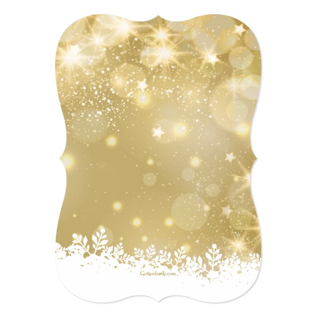 Shimmering Holiday Party Invitation