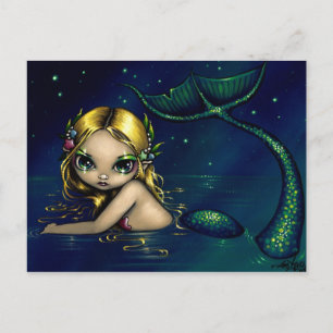 "Shimmering Mermaid" Postcard