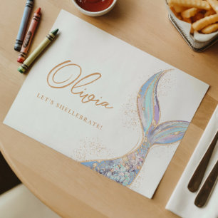 Shimmering Mermaid Tail Placemat