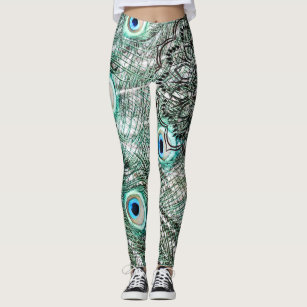 Women's Peacock Feather Leggings