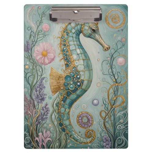 Shimmering Seahorse Sanctuary Clipboard