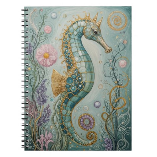 Shimmering Seahorse Sanctuary Notebook