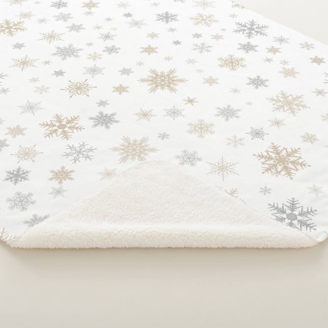 Shimmering Snow Sherpa Blanket (3/4)