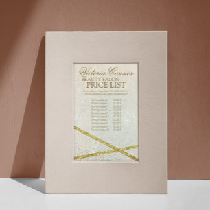 Shimmering Star Dust Luxury Price List Flyer