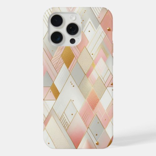 Shimmering Triangle Spectra iPhone 15 Pro Max Case