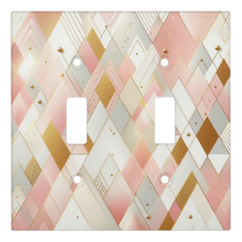 Shimmering Triangle Spectra Light Switch Cover