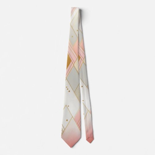 Shimmering Triangle Spectra Neck Tie