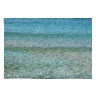Shimmering Water Green and Blue Placemat