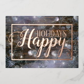 Shimmering Winter Silver Snowflakes On Barn Wood