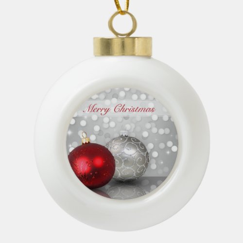 Shimmery Christmas Ornaments _ Ceramic Ornament