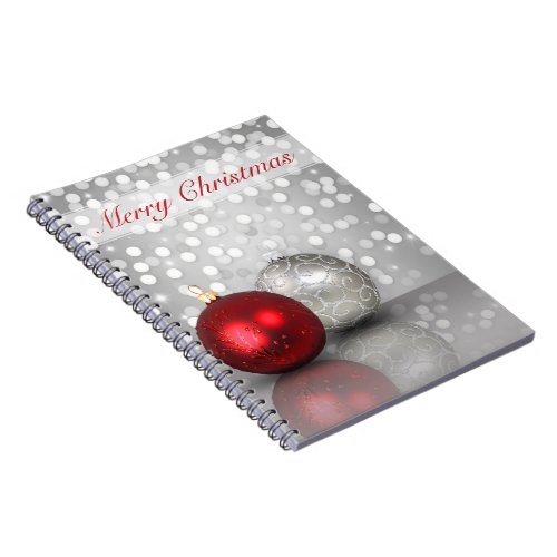 Shimmery Christmas Ornaments _ Notebook