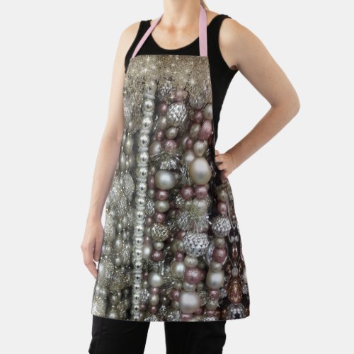 Shimmery Glittery Beads Apron