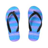 Shimmery Iridescent Stripes Turquoise Pink