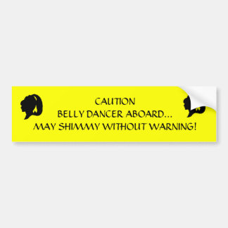 Shimmy Without Warning Sticker