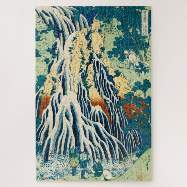 Shimotsuke Kurokami-Yama Kurifuri no Taki Japanese Jigsaw Puzzle (Vertical)